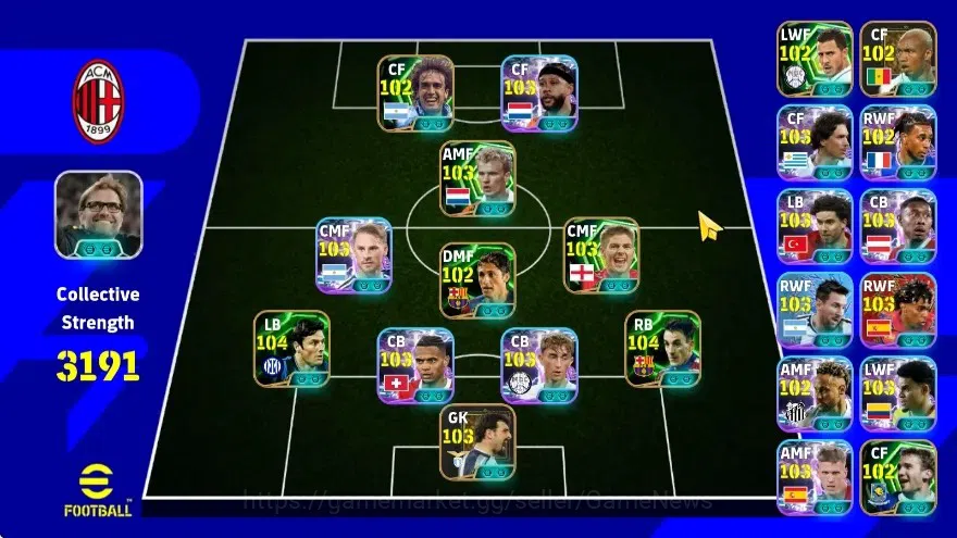 eFootball Accounts Legends & Iconic Players Android|11 Epic Steven Gerrard,Dennis Bergkamp,Javier Zanetti,Albert 1