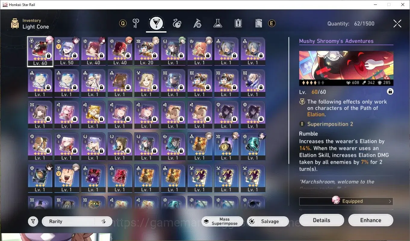 Honkai Star Rail Accounts Mid Game ASIA|TL60+|5x L60 Characters incl Huohuo, Kafka, Hysilens, Evanescia, Dan Heng|300 14