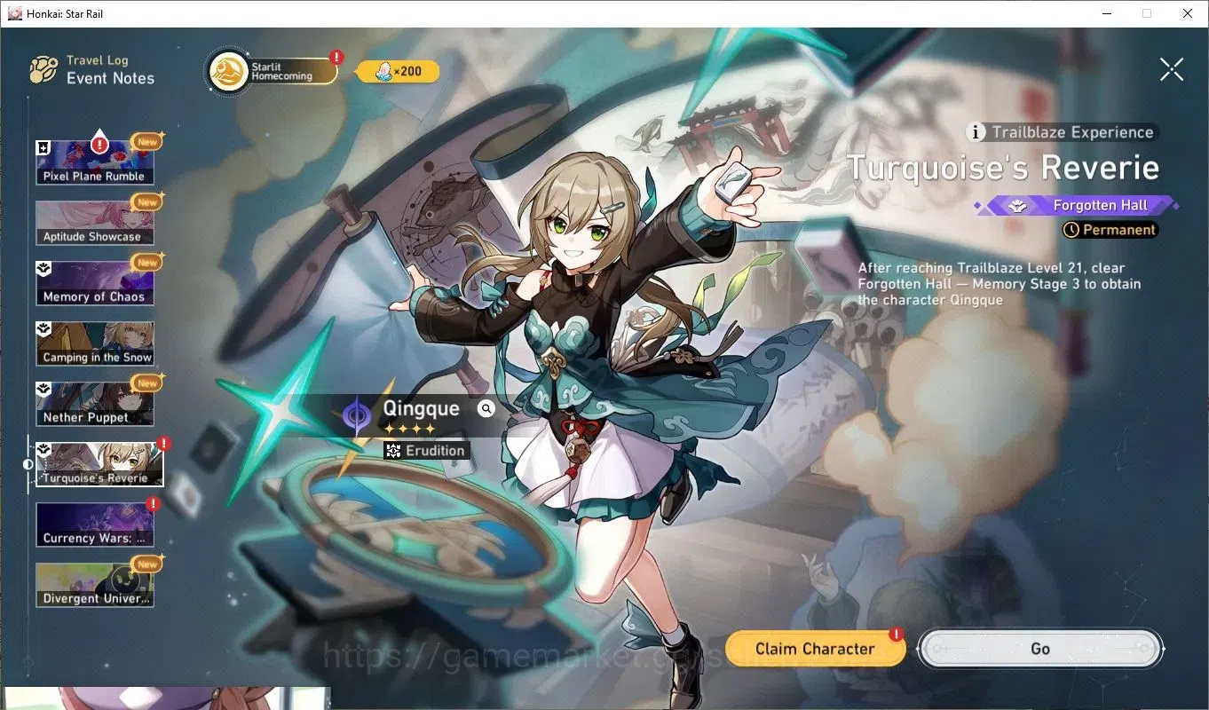 Honkai Star Rail Accounts Mid Game ASIA|TL60+|5x L60 Characters incl Huohuo, Kafka, Hysilens, Evanescia, Dan Heng|300 2