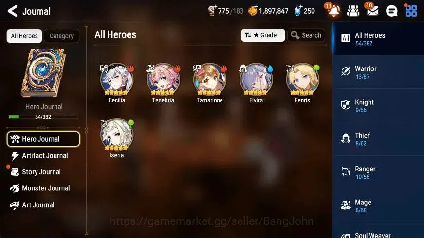 Epic Seven Accounts Global | Starter|2 ML(TE Kayron,LCBellona)|PoH+Ble image 5