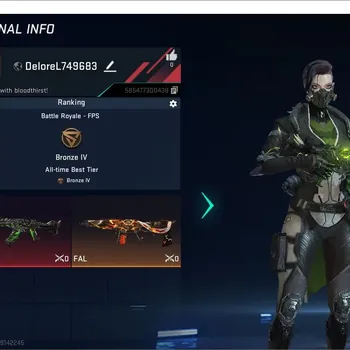 Blood Strike Accounts Starter ASIA|STARTER|1 ETERNAL: Galil-Noxdra Lv3|1 ULTRA Gun|2 LEGENDARY Chests|1 LEGEND EMOTE|1 RARE