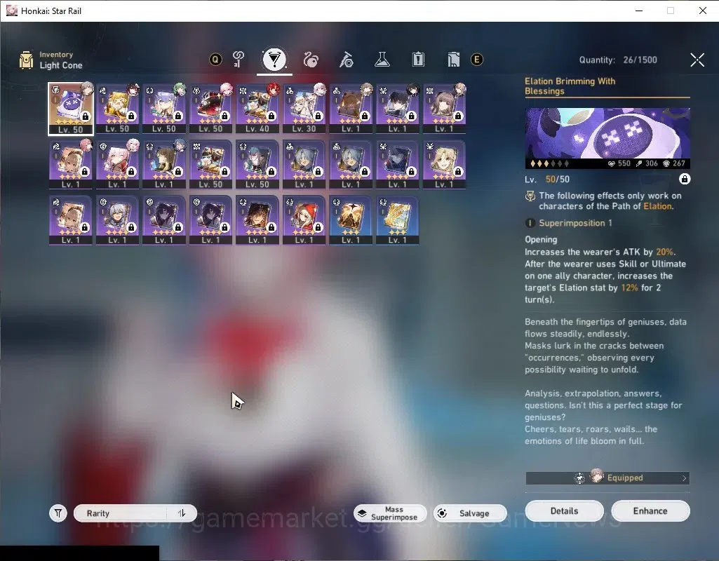 Honkai Star Rail Accounts Asia | TL 35 | 4 Limited | [Evanescia,Sparkle,Huoh image 5