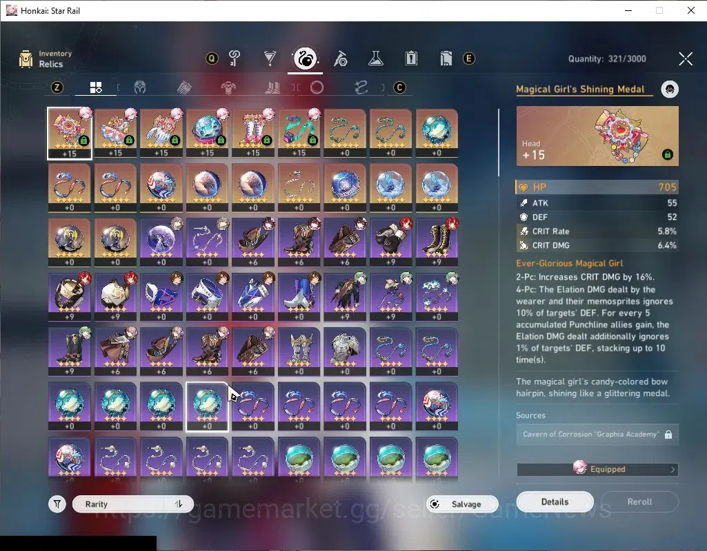 Honkai Star Rail Accounts Asia | TL 35 | 4 Limited | [Evanescia,Sparkle,Huoh image 7
