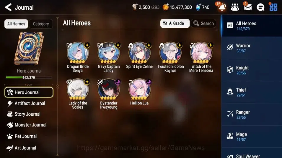 Epic Seven Accounts Asia Unverif| 8 ML (Lady of the Scales, WOTM Teneb image 1