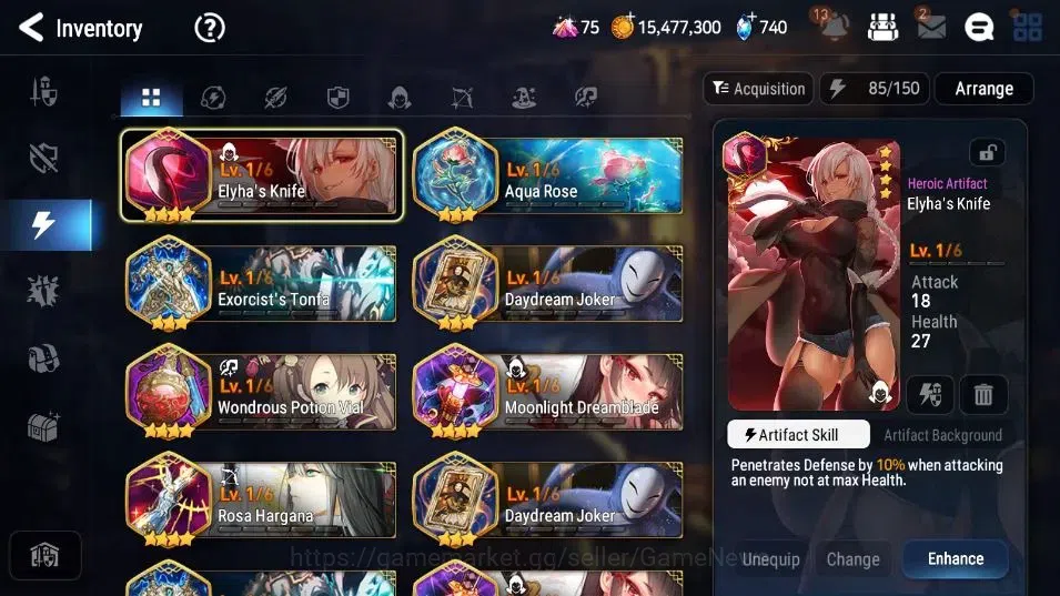 Epic Seven Accounts Asia Unverif| 8 ML (Lady of the Scales, WOTM Teneb image 13