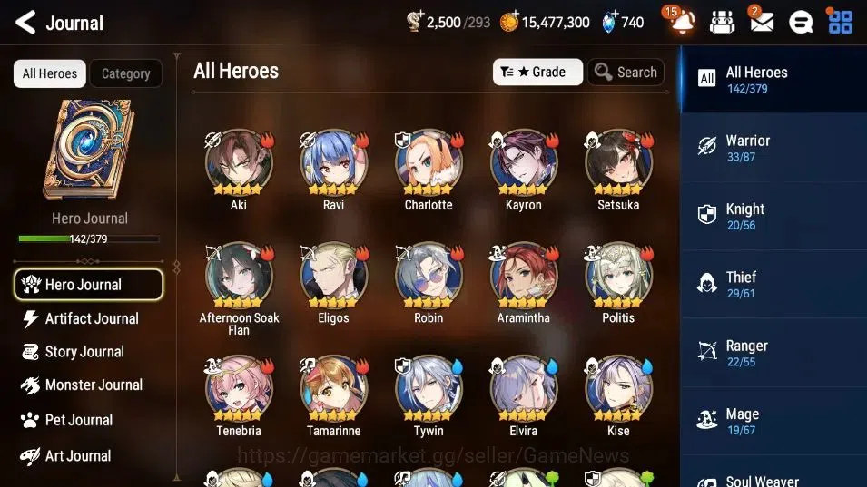 Epic Seven Accounts Asia Unverif| 8 ML (Lady of the Scales, WOTM Teneb image 2