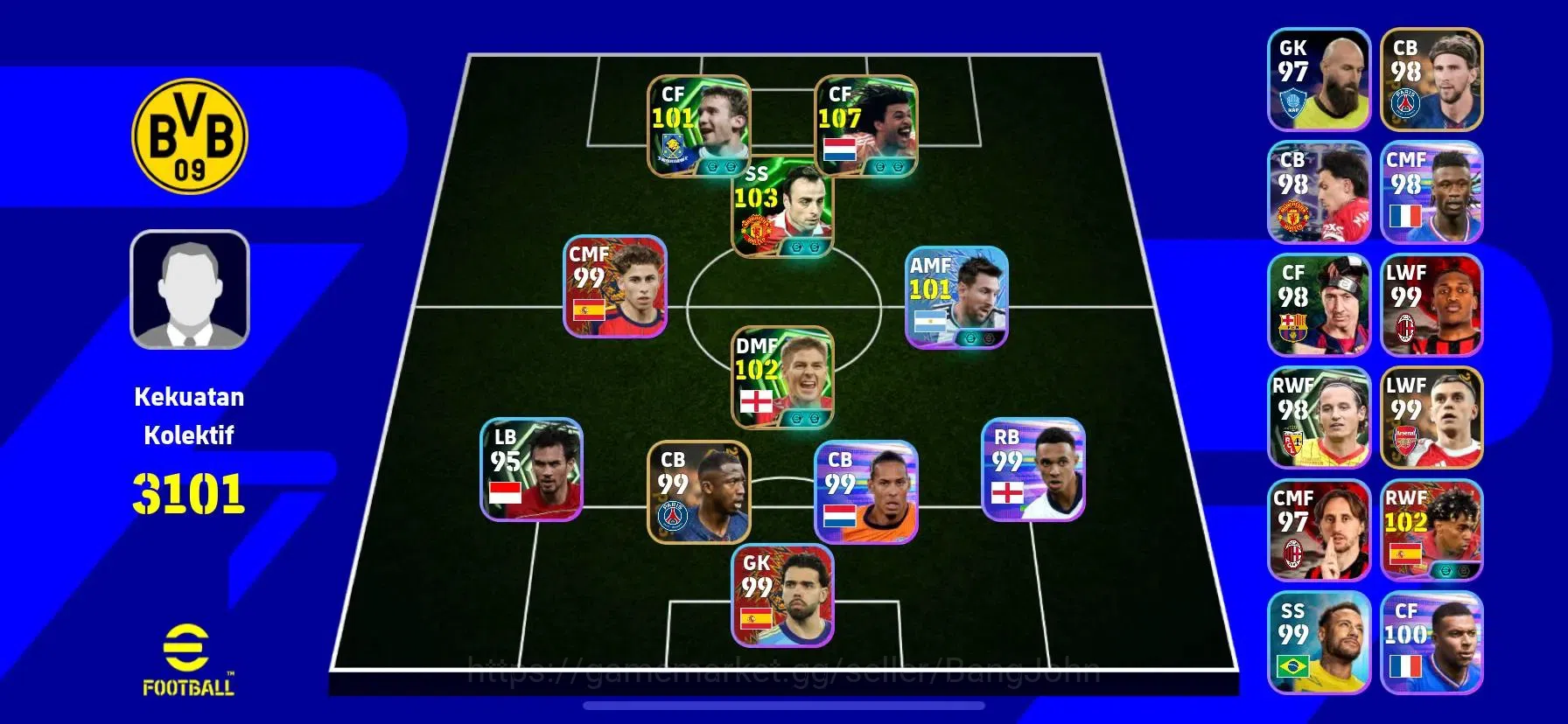 eFootball Accounts Android|PW 3101|Epic Ruud Gullit,Lamine Yamal Show image 6