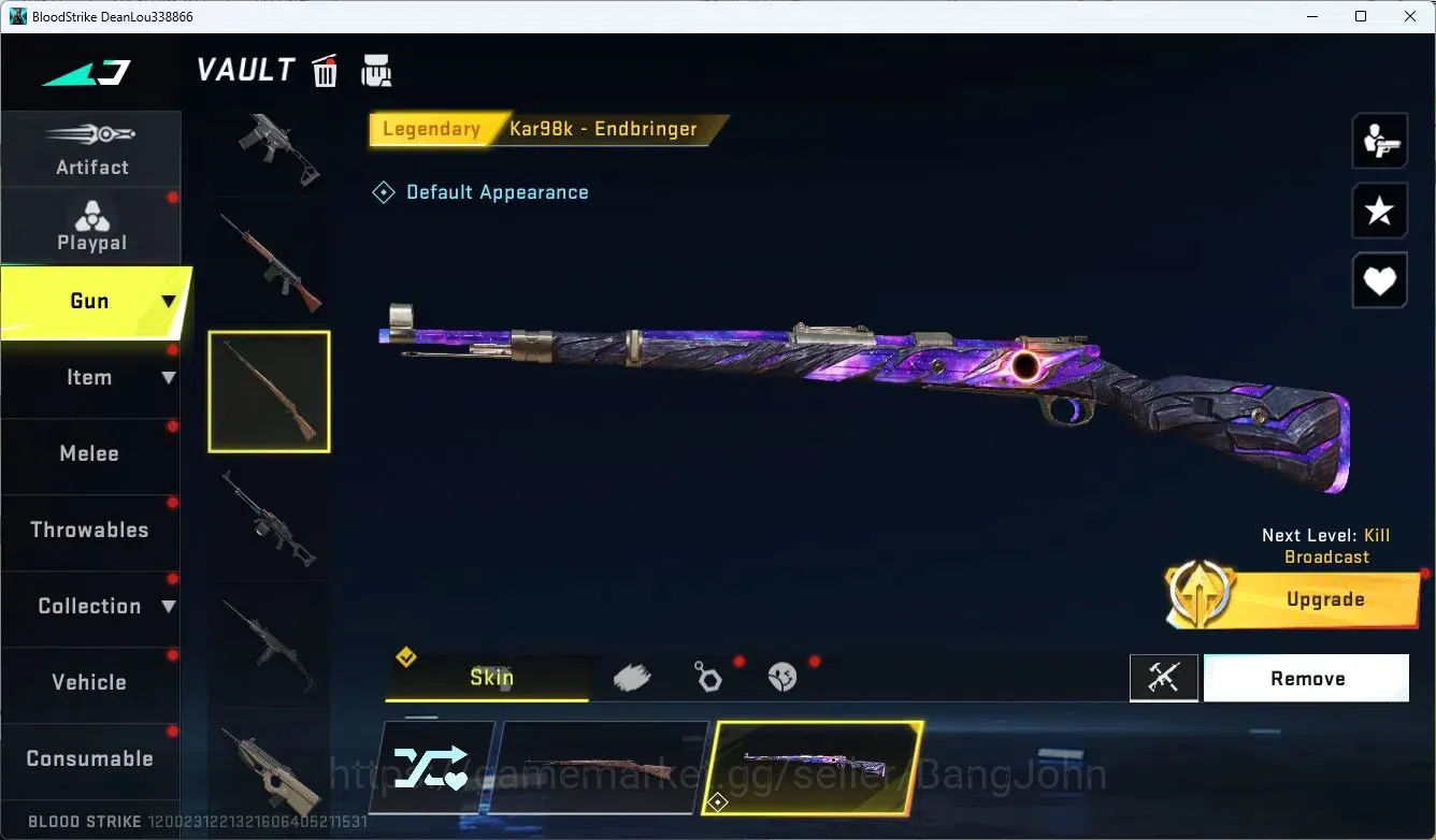 Blood Strike Accounts ASIA | ULTRA Striker ETHAN | 4 LEGENDARY Guns: M4A image 5