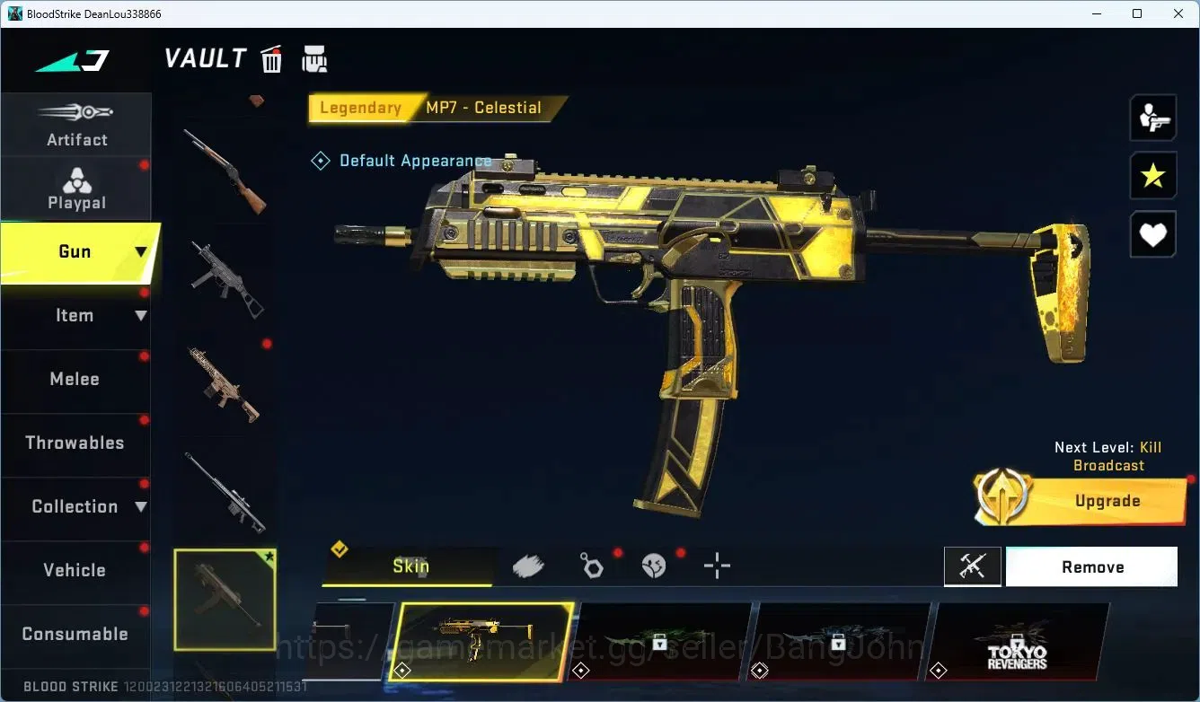 Blood Strike Accounts ASIA | ULTRA Striker ETHAN | 4 LEGENDARY Guns: M4A image 6