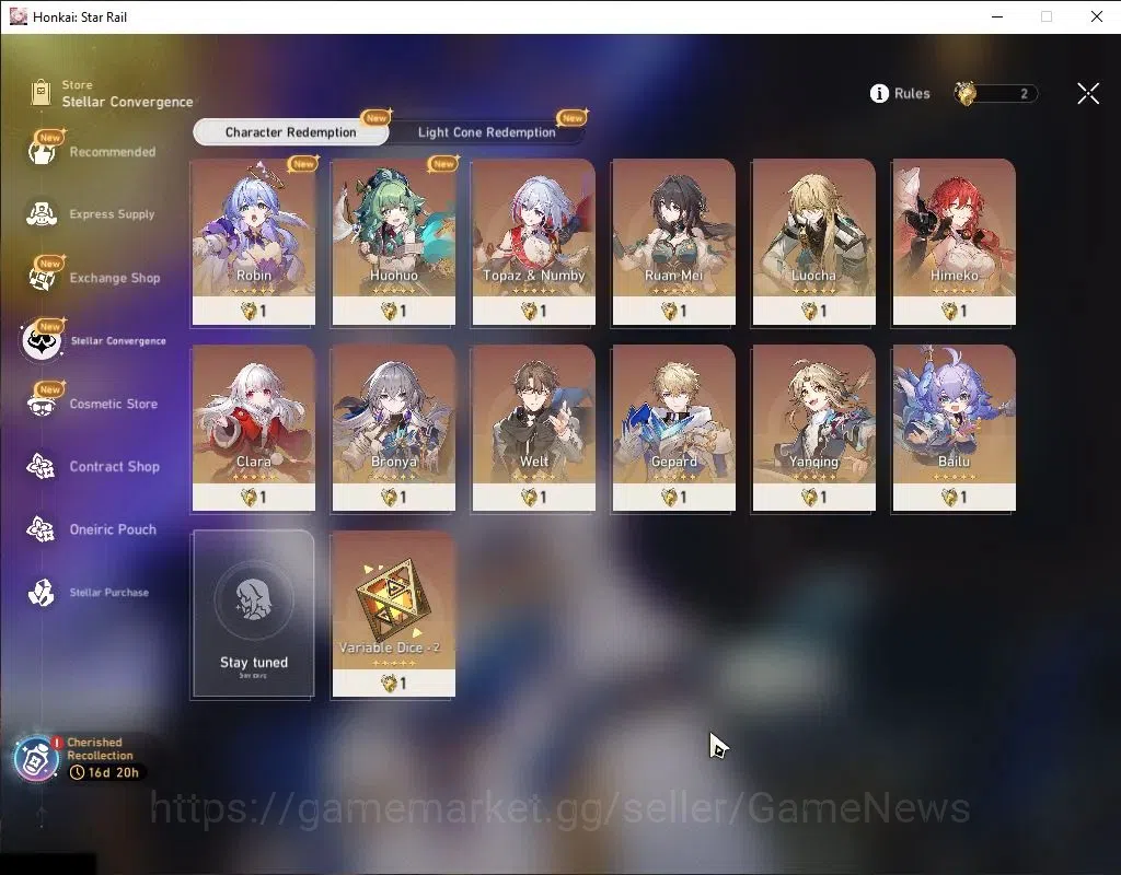 Honkai Star Rail Accounts Asia|TL 66|11 Limited|Phainon+Sign,Sunday,Cyrene,A image 13