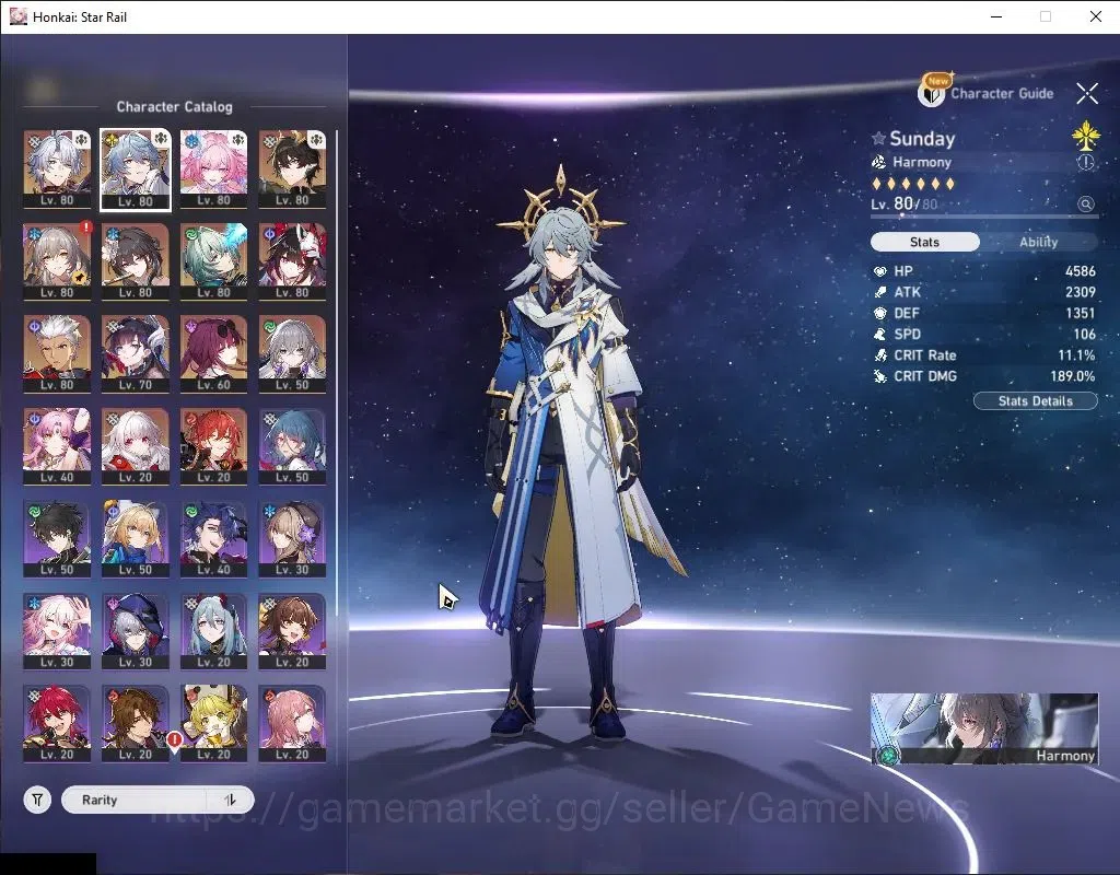 Honkai Star Rail Accounts Asia|TL 66|11 Limited|Phainon+Sign,Sunday,Cyrene,A image 4