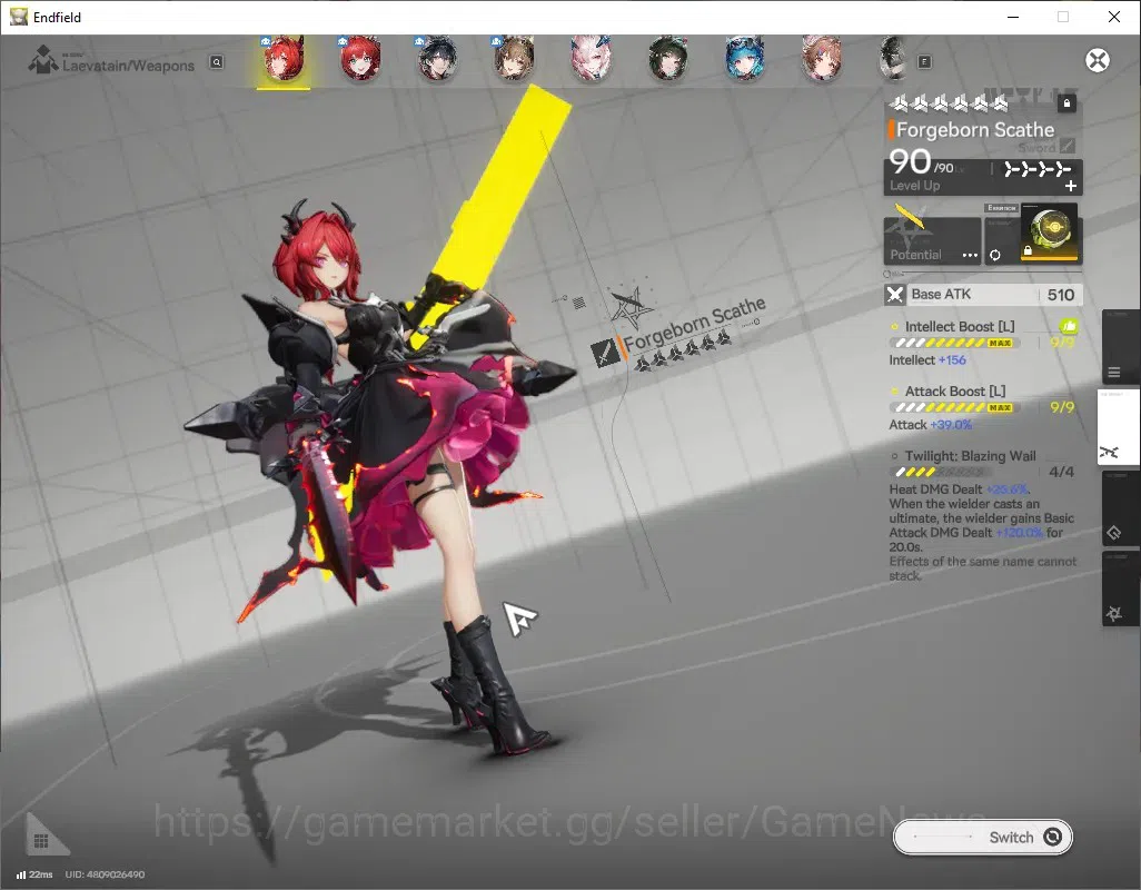 Arknights: Endfield Accounts ASIA|Lv 59|4,8k Ars|6 SSR (4 Limited) + 12 (*6 Wea image 6