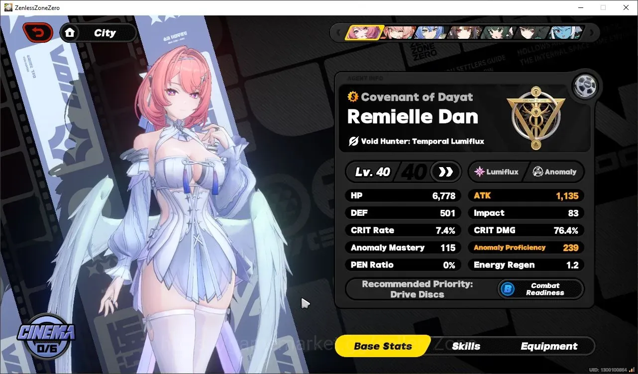 Zenless Zone Zero Accounts Others ASIA|IK 48|8Limit 3VH(Remielle,YSG,Miyabi), Semi Prem YSG +ChrSTD(Lucy,Nicole,Corin 1