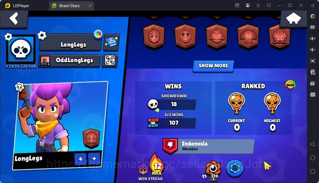 Brawl Stars Accounts Global |Trophy 1792 | Brawler 30| Skins 1 Mythic,2 Epic|Bling 7321|Protect Off|Check SS BRS303B 3