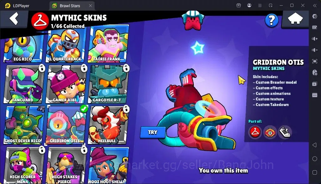 Brawl Stars Accounts Global |Trophy 1792 | Brawler 30| Skins 1 Mythic,2 Epic|Bling 7321|Protect Off|Check SS BRS303B 8
