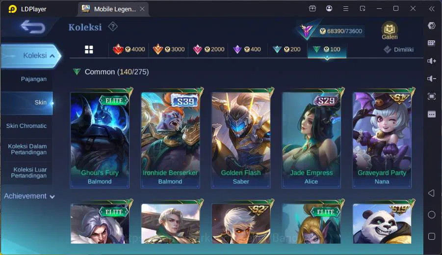 Mobile Legends: Bang Bang Accounts Hero 132|Skin 248|Recall epic|AoT Fanny,Transform image 11