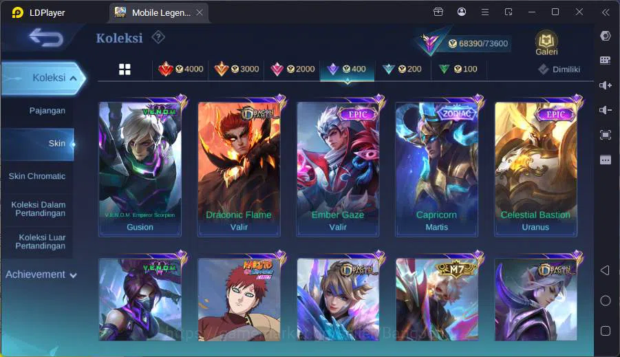 Mobile Legends: Bang Bang Accounts Hero 132|Skin 248|Recall epic|AoT Fanny,Transform image 14