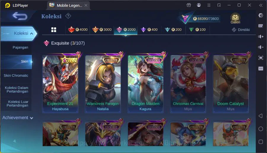 Mobile Legends: Bang Bang Accounts Hero 132|Skin 248|Recall epic|AoT Fanny,Transform image 18