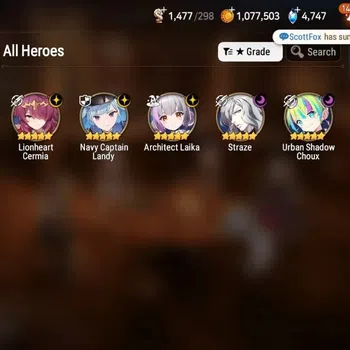 Epic Seven Accounts Starter Global||Unverif|5ML (Straze, AL, LHC, NCL, USC)|PoH ON|SStone 4.7K|Check SS|Abyss