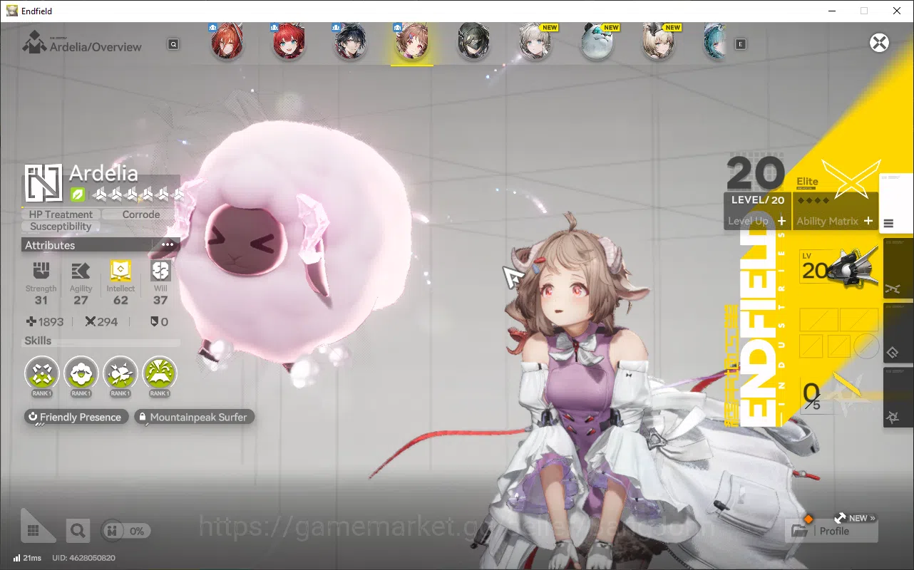 Arknights: Endfield Accounts Starter Lv2 Open UI | Asia (Log Gryphlink) | New H image 5