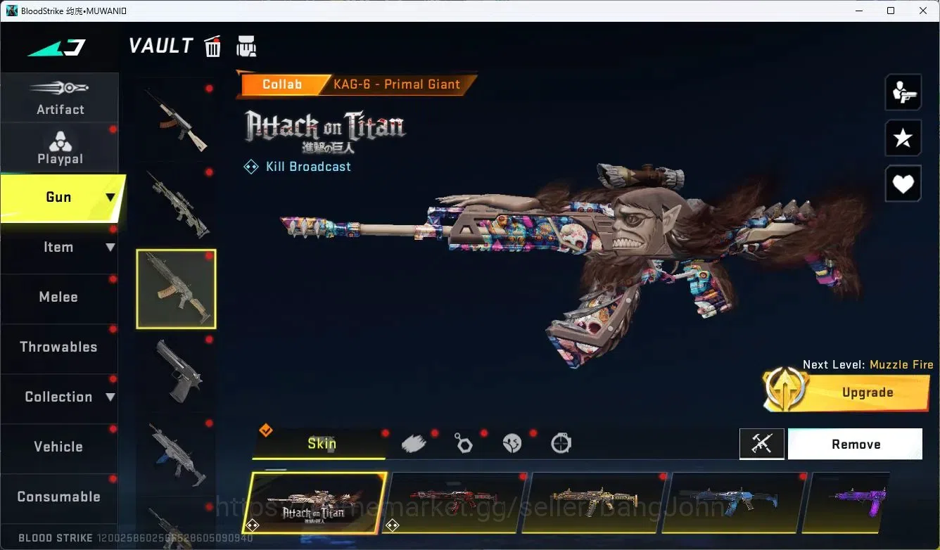 Blood Strike Accounts ASIA | EVO FAL-Evolved Draco | 4 Collab Skins | 5  image 12