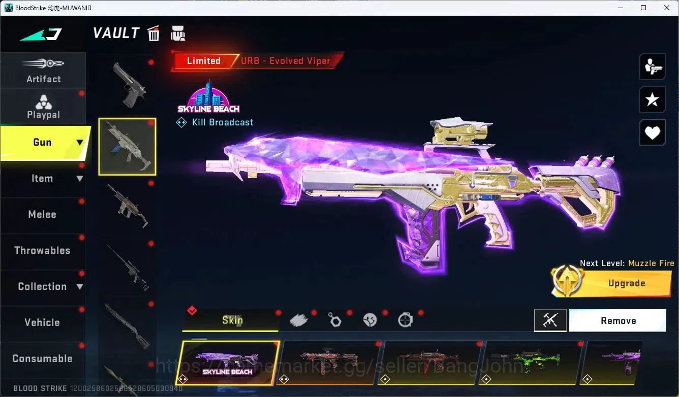 Blood Strike Accounts ASIA | EVO FAL-Evolved Draco | 4 Collab Skins | 5  image 14