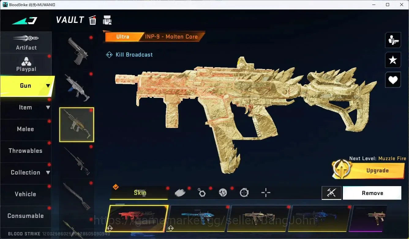 Blood Strike Accounts ASIA | EVO FAL-Evolved Draco | 4 Collab Skins | 5  image 15