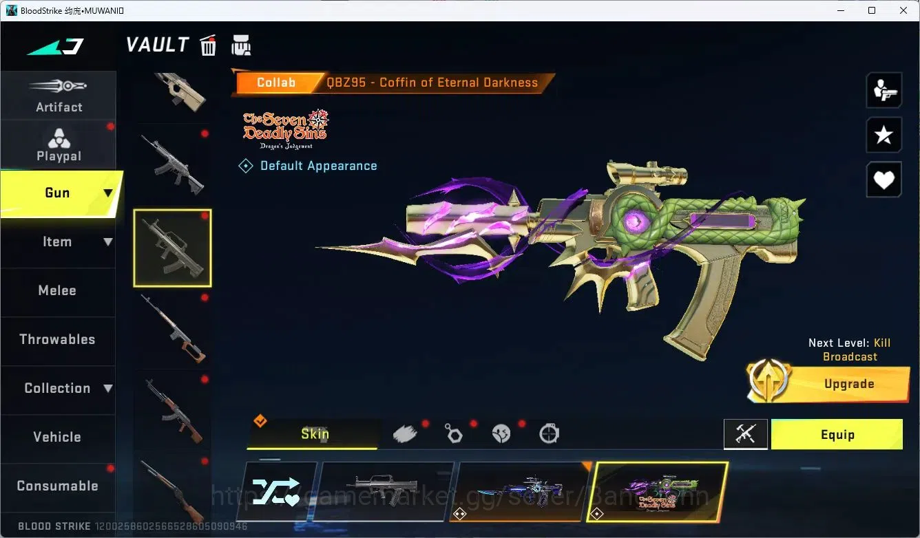Blood Strike Accounts ASIA | EVO FAL-Evolved Draco | 4 Collab Skins | 5  image 3