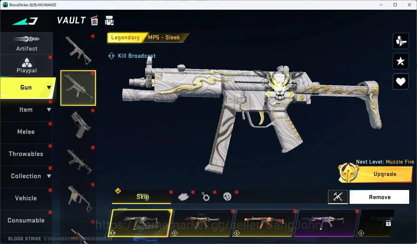 Blood Strike Accounts ASIA | EVO FAL-Evolved Draco | 4 Collab Skins | 5  image 6