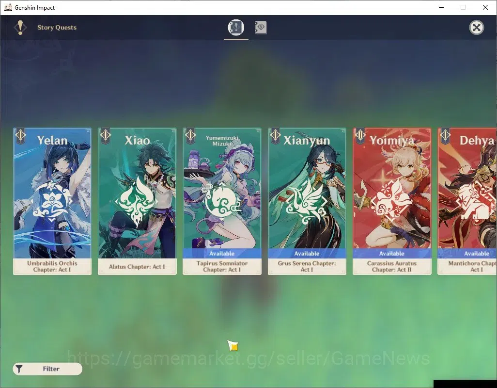 Genshin Impact Accounts ASIA |AR55 |7 Limited + 2 (*5Weapon) |Arlecchino,X image 15