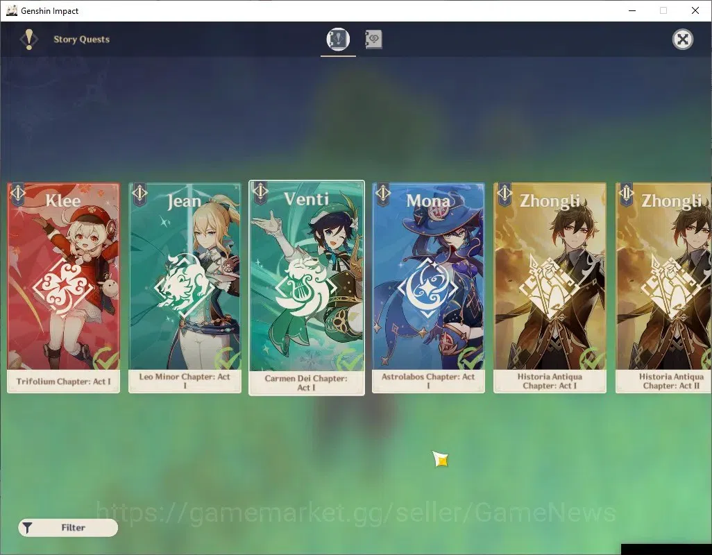 Genshin Impact Accounts ASIA |AR55 |7 Limited + 2 (*5Weapon) |Arlecchino,X image 17