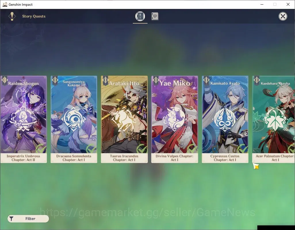 Genshin Impact Accounts ASIA |AR55 |7 Limited + 2 (*5Weapon) |Arlecchino,X image 19