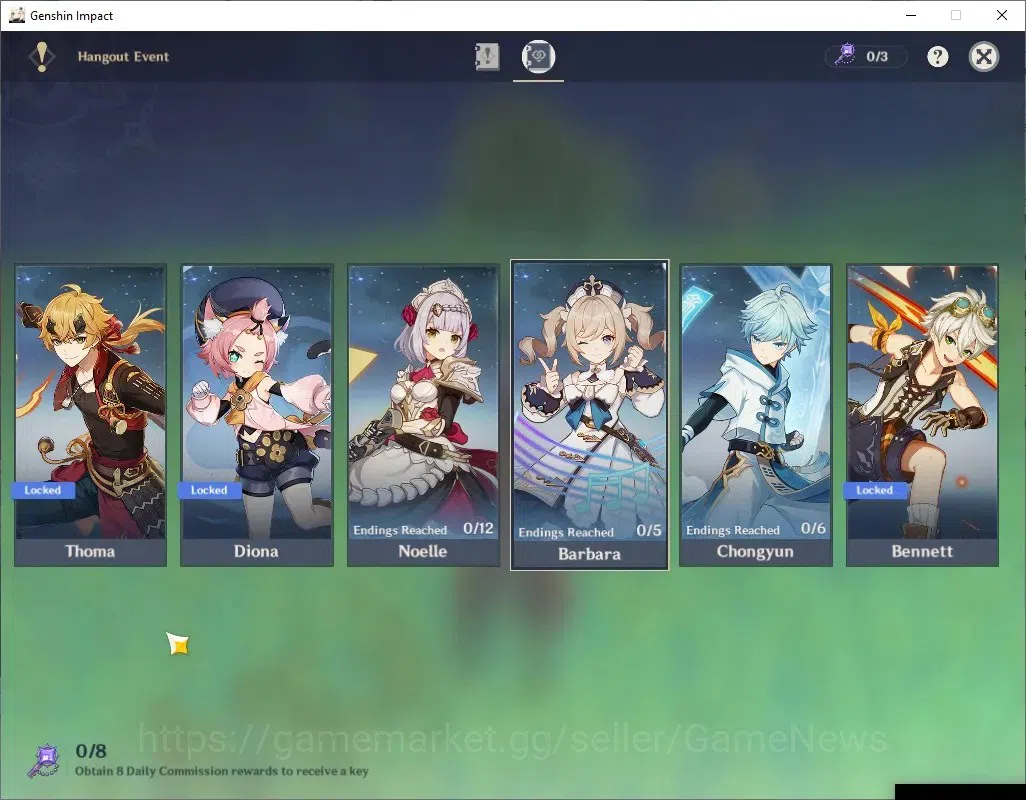 Genshin Impact Accounts ASIA |AR55 |7 Limited + 2 (*5Weapon) |Arlecchino,X image 20