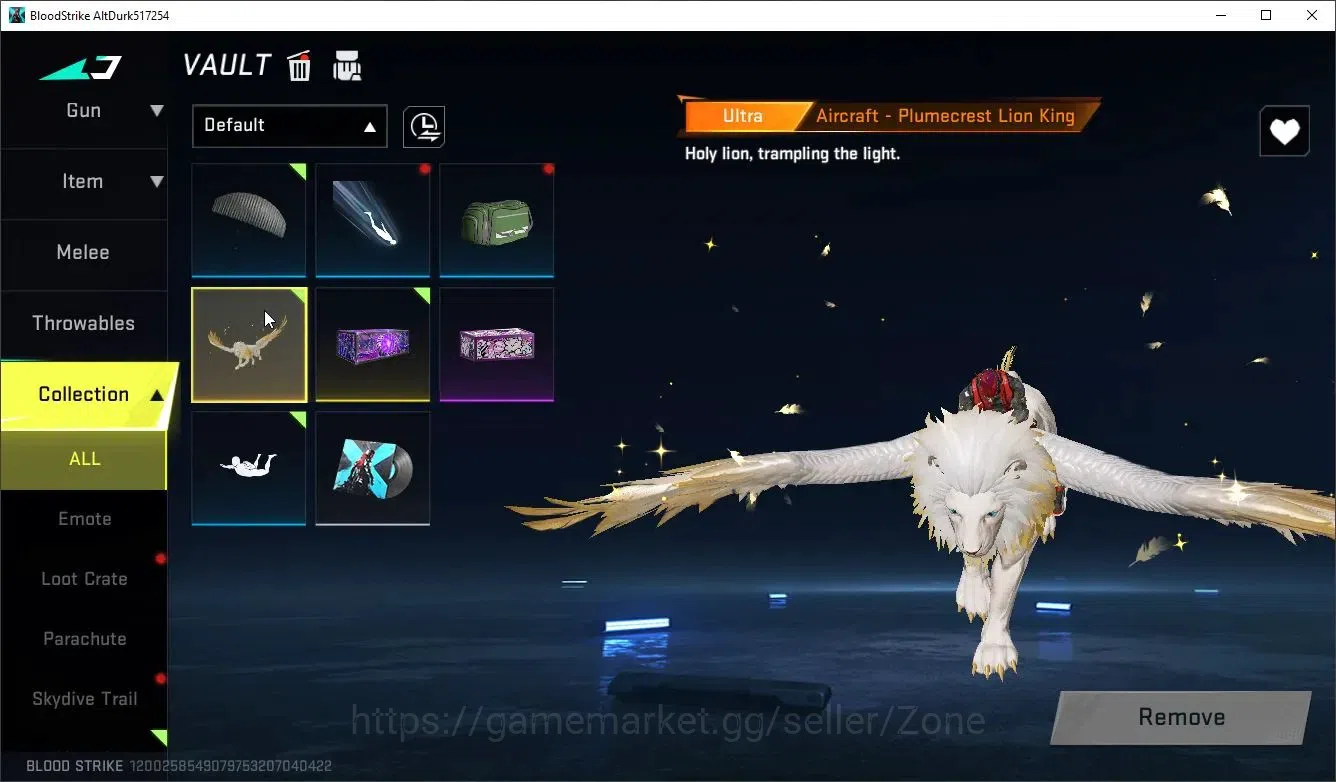 Blood Strike Accounts [ASIA] Eternal AUG Empyrean + Legendary HK416 Unde image 8