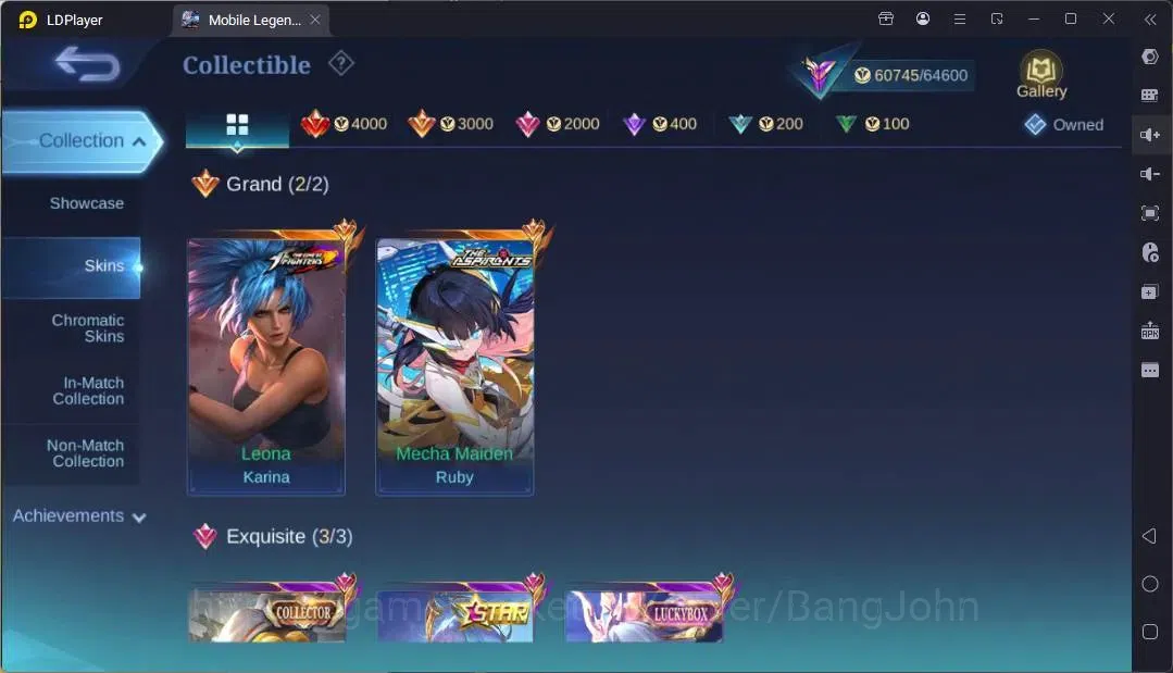 Mobile Legends: Bang Bang Accounts Global |Hero 133|Skin 272|Renowned|ASP Ruby|KOF Ka image 7