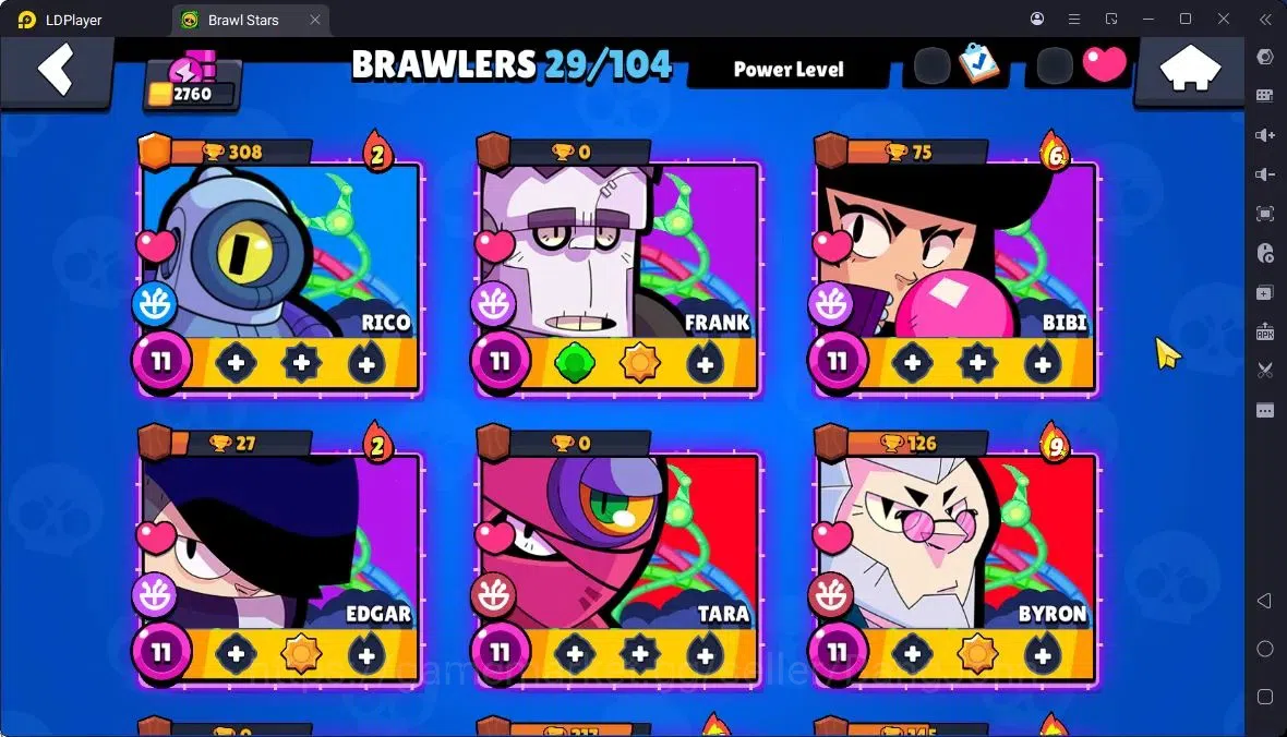 Brawl Stars Accounts Thropy 2760 | 29 Brawler | 7 Max |1 Hypercharge,1 Legend,1 Mythic,5 Epic Skin|4497 Bling|116 17