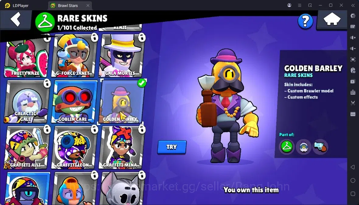 Brawl Stars Accounts Thropy 2760 | 29 Brawler | 7 Max |1 Hypercharge,1 Legend,1 Mythic,5 Epic Skin|4497 Bling|116 4