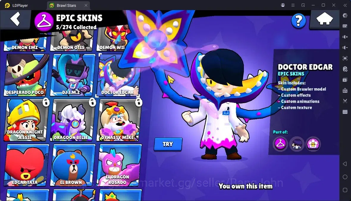 Brawl Stars Accounts Thropy 2760 | 29 Brawler | 7 Max |1 Hypercharge,1 Legend,1 Mythic,5 Epic Skin|4497 Bling|116 7