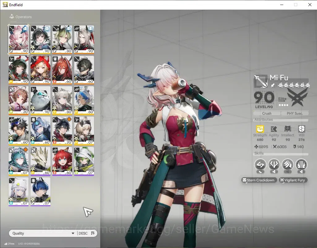 Arknights: Endfield Accounts ASIA|Lv 60|ENDGAME With 38k Oro + 92 Ori|7 SSR (3  image 2