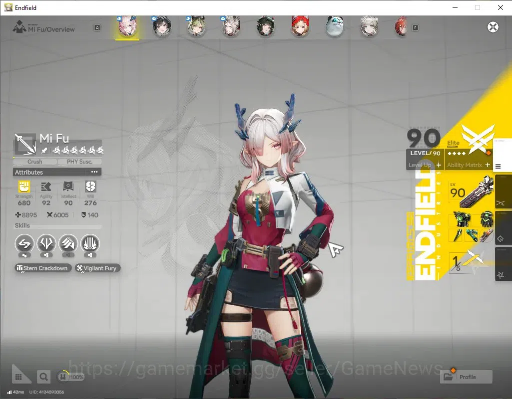 Arknights: Endfield Accounts ASIA|Lv 60|ENDGAME With 38k Oro + 92 Ori|7 SSR (3  image 3