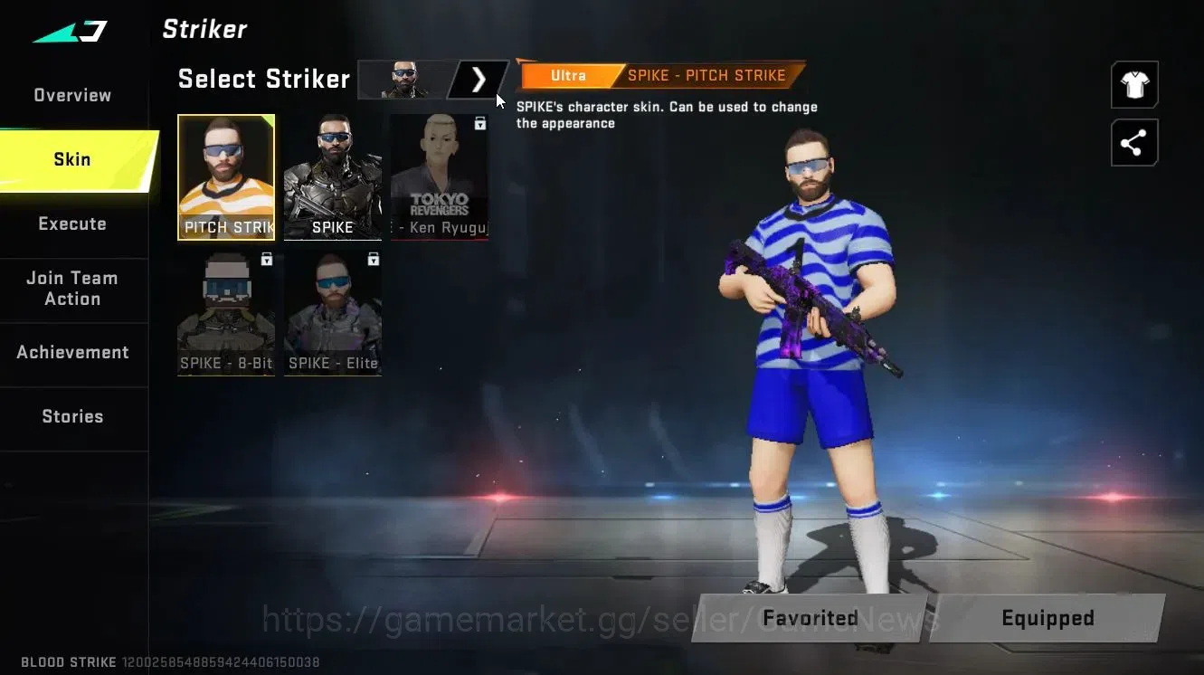 Blood Strike Accounts Asia|ULTRA [SPIKE-Pitch Strike]|Legendary [KAG6- V image 3