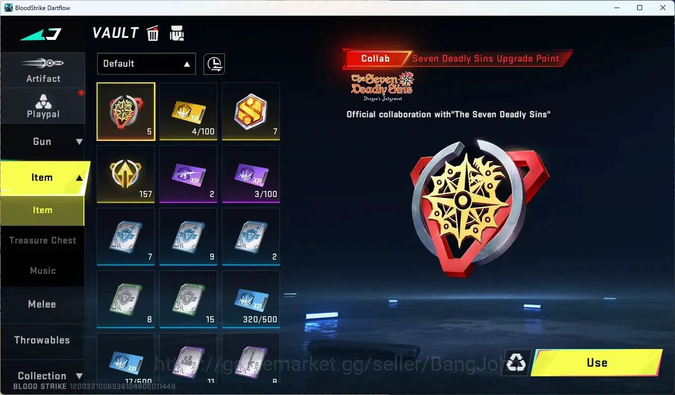 Blood Strike Accounts ASIA | 1 ETERNAL: Desert Eagle-Scorpius|3 COLLAB G image 13