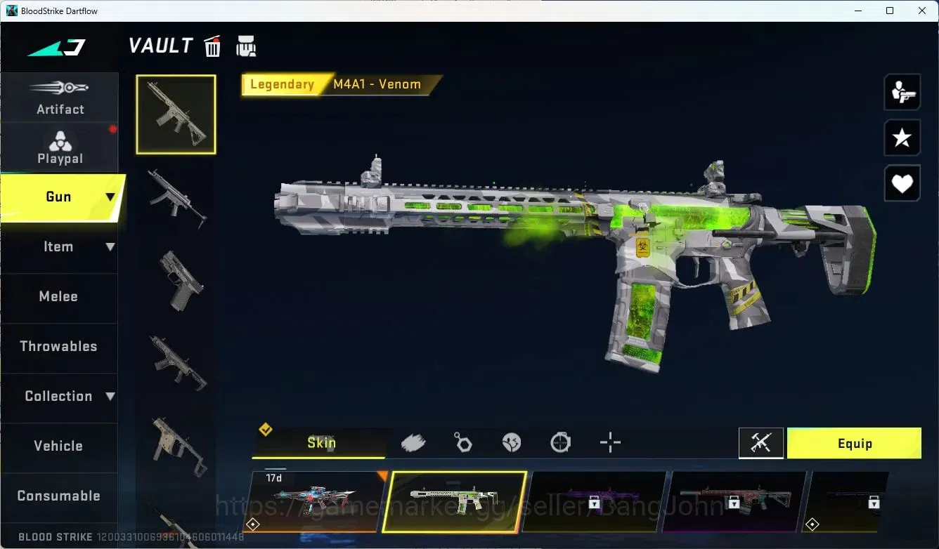 Blood Strike Accounts ASIA | 1 ETERNAL: Desert Eagle-Scorpius|3 COLLAB G image 2