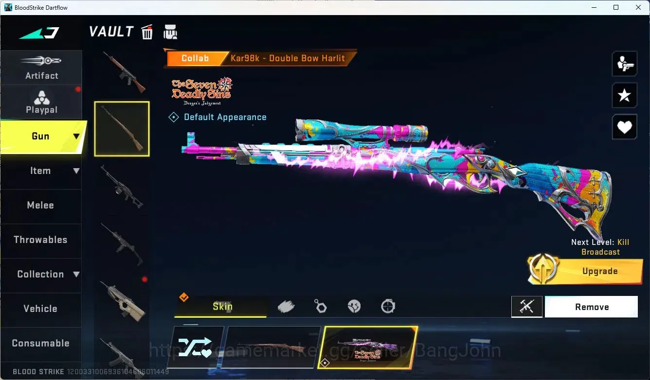 Blood Strike Accounts ASIA | 1 ETERNAL: Desert Eagle-Scorpius|3 COLLAB G image 7