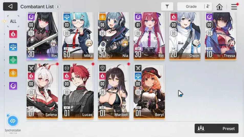 Chaos Zero Nightmare Accounts GLOBAL|Lv50|7 SSR[HeidemarieM1,NarjaM1,Diana,Nine, image 4