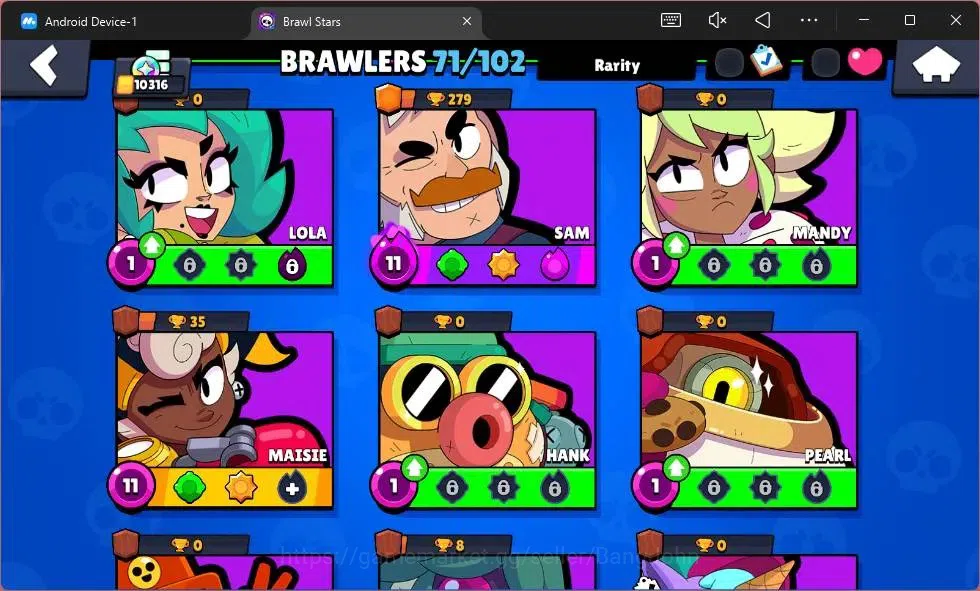 Brawl Stars Accounts Android | 10316 Thropy|71 Brawler|10 Max Hyperchar image 12