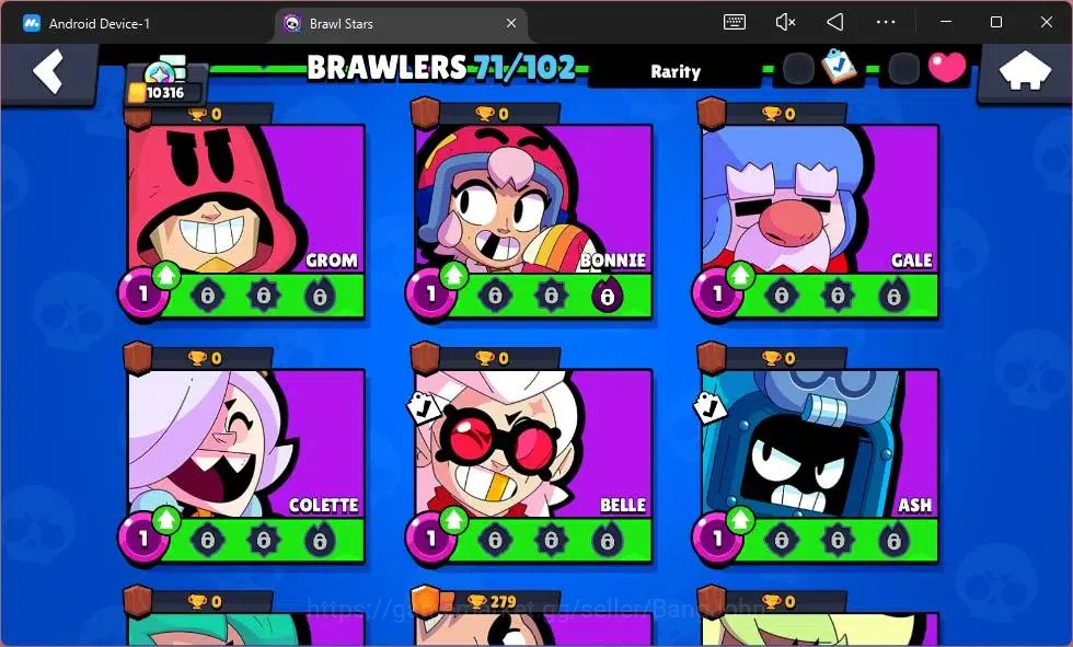 Brawl Stars Accounts Android | 10316 Thropy|71 Brawler|10 Max Hyperchar image 13