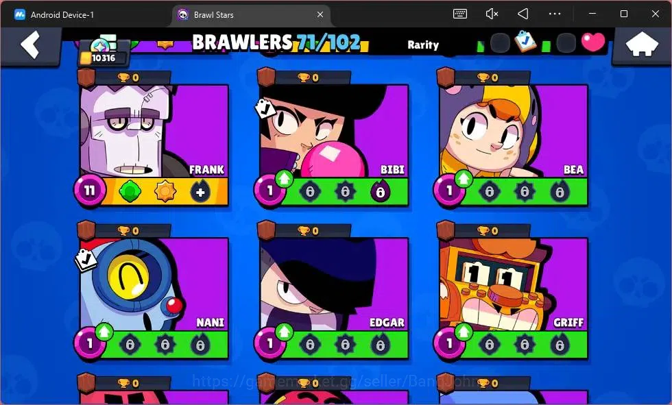 Brawl Stars Accounts Android | 10316 Thropy|71 Brawler|10 Max Hyperchar image 14