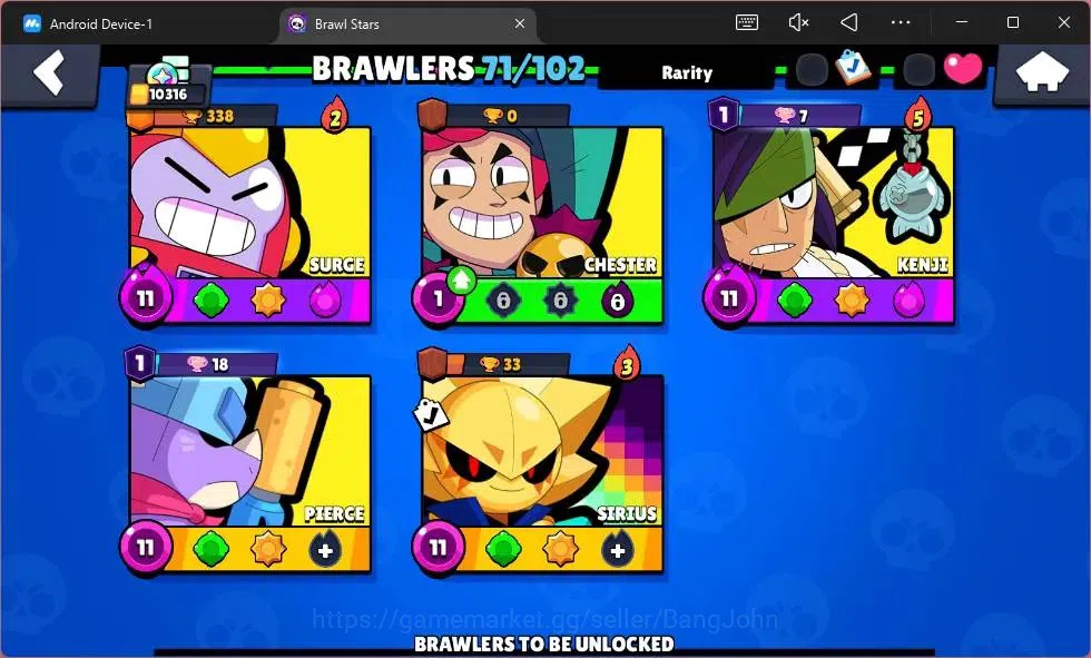Brawl Stars Accounts Android | 10316 Thropy|71 Brawler|10 Max Hyperchar image 7