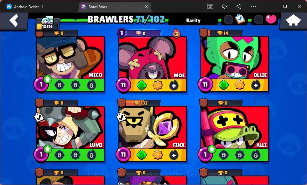 Brawl Stars Accounts Android | 10316 Thropy|71 Brawler|10 Max Hyperchar image 9